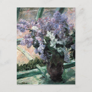 Kassatts "Lilacs in a Window" Vykort