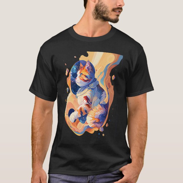 Kassautrymme i galaxen t shirt (Framsida)
