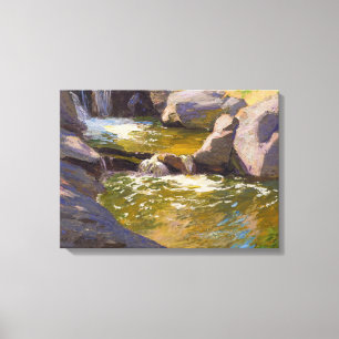 Kassavattenfallet (av E.H. Potthast) Canvastryck