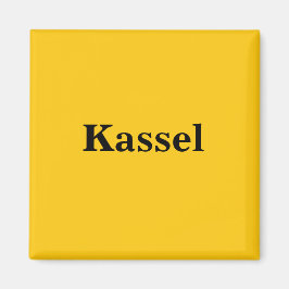 Kassel Magnet Schild Guld Gleb