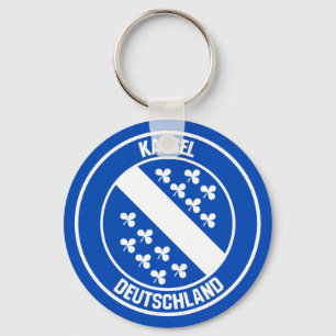 Kassel Round Emblem Nyckelring