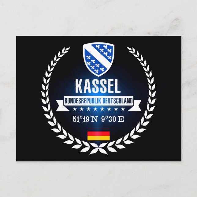 Kassel Vykort (Framsida)