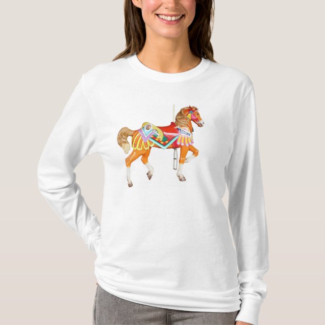 Kasselhorse, kort målad tee shirt (Framsida)