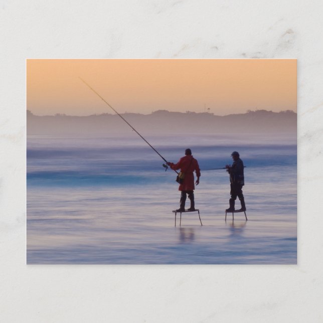 Kasselöar (plattformsfiskare) vykort (Framsida)