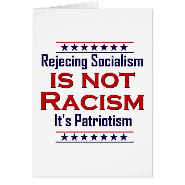 Kassera Socialism, Hälsningskort (Framsidan)