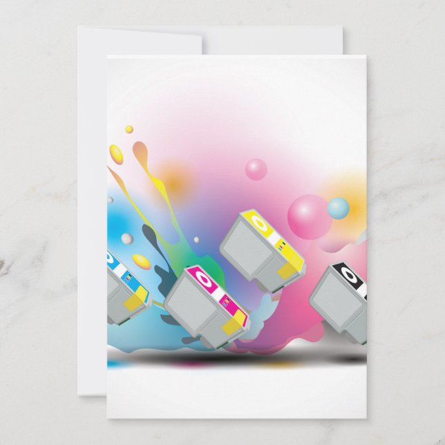 Kassett bläck inbjudningar (Framsida)