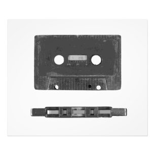 Kassett för Retro-audio Fototryck