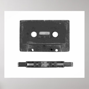 Kassett för Retro-audio Poster