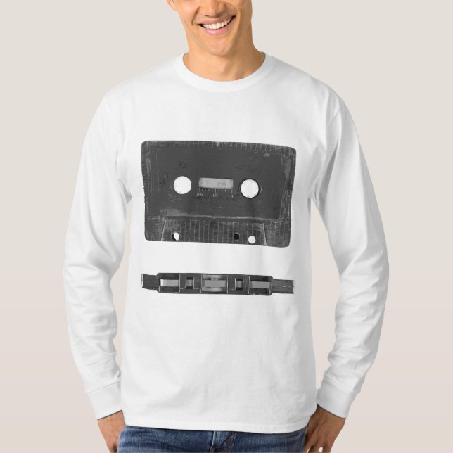 Kassett för Retro-audio T Shirt (Framsida)