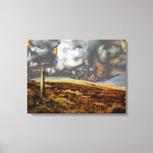 Kassett mer av akrylutskrift av parkeringskort canvastryck (Framsida)