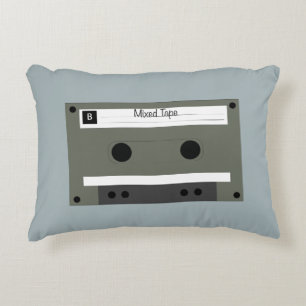 Kassett, mixband prydnadskudde