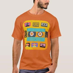 Kassett musik musikälskare t shirt