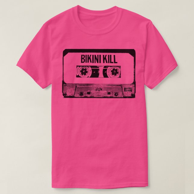 Kassettband för bikini-Döda T Shirt (Design framsida)