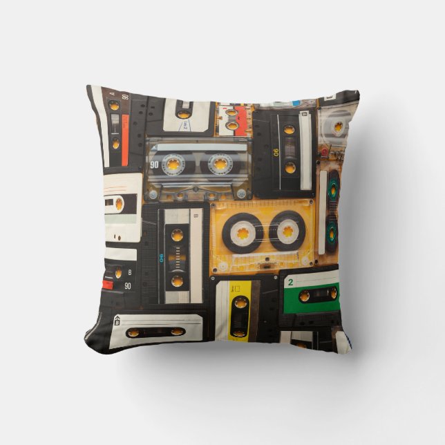 Kassettband för Retro-audio Kudde (Framsida)