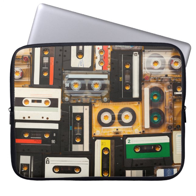 Kassettband för Retro-audio Laptop Fodral (Framsidan)