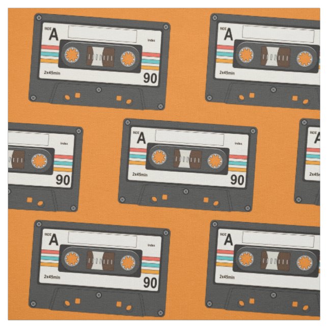 Kassettband för Vintage 80 Tyg (Provkarta)