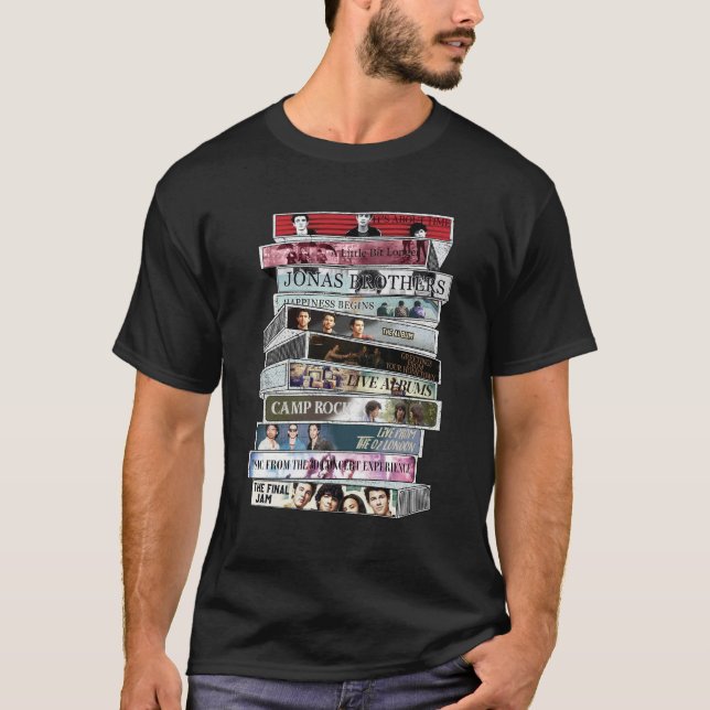 Kassettband Jonas Brother T Shirt (Framsida)