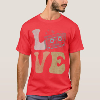 Kassettband LOVE vän T Shirt