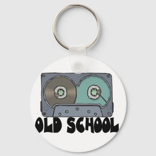 Kassettband old school nyckelring