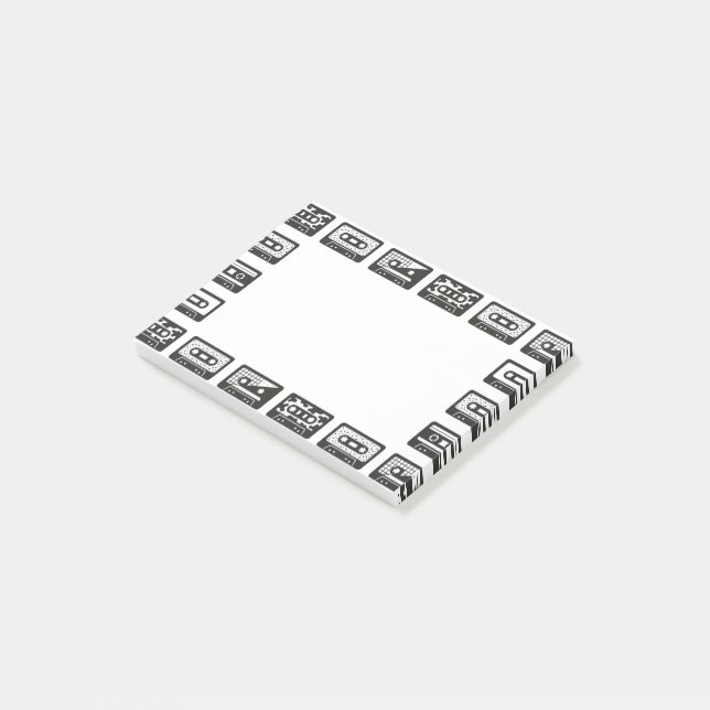 Kassettband Post-It-lappar Post-it Block (Vinklad)