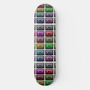KASSETTBAND RETRO MUSIK ÄLSKARE MINI SKATEBOARD BRÄDA 18,5 CM