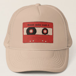 Kassettband T-Shirt Keps