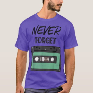 Kassettbandmusik - 90-talets Retro-växel för Vinta T Shirt