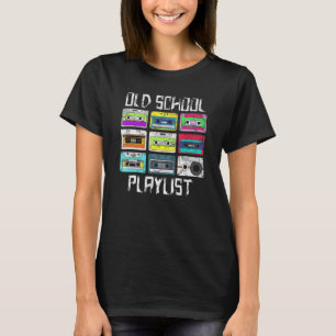 Kassettbandmusik, 90-tals Old school-uppspelning m T Shirt