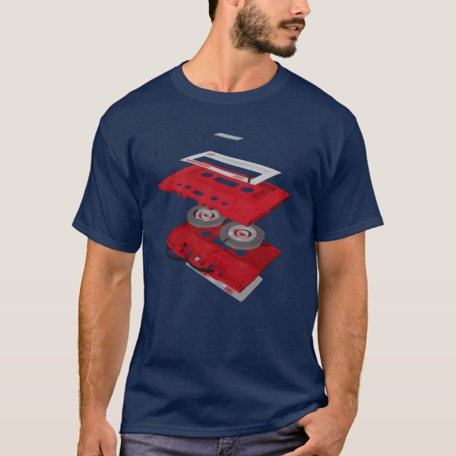 Kassettbandpojke T Shirt (Framsida)