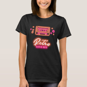 Kassettbandskonstruktion för Kärlek 80-tal, mode s T Shirt