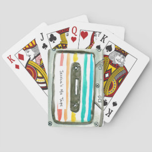 Kassettbandspelare för Retro-personlig Casinokort