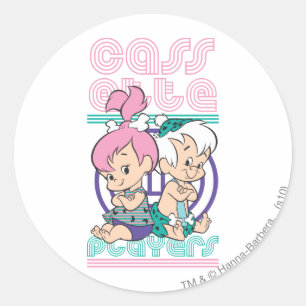 Kassettbandspelare för småstens™ och BAM-BAM™ Runt Klistermärke