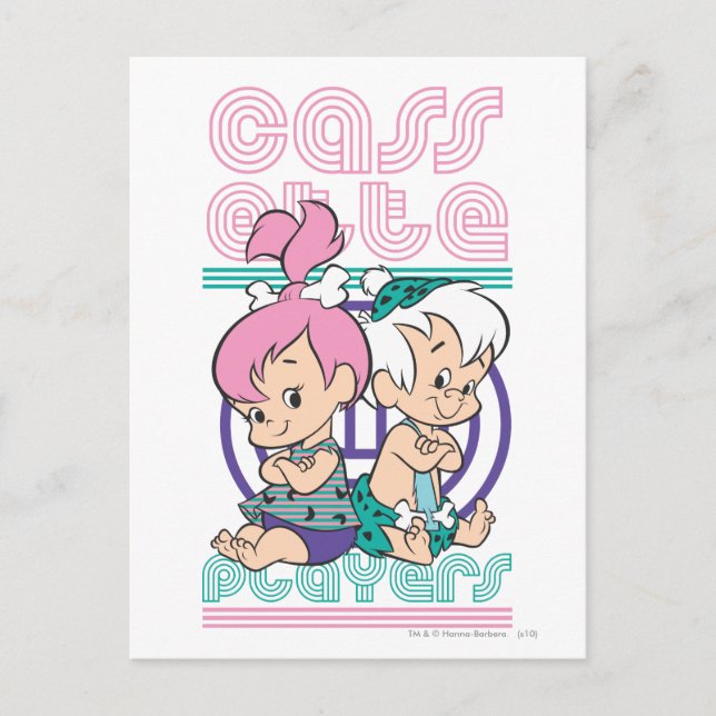 Kassettbandspelare för småstens™ och BAM-BAM™ Vykort (Framsida)