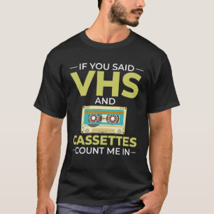 Kassettbandspelare Musikspelare Inspelare Mix Ljud T Shirt