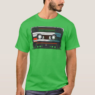 Kassettbandspelare Rewind till 80-talet retro T Shirt