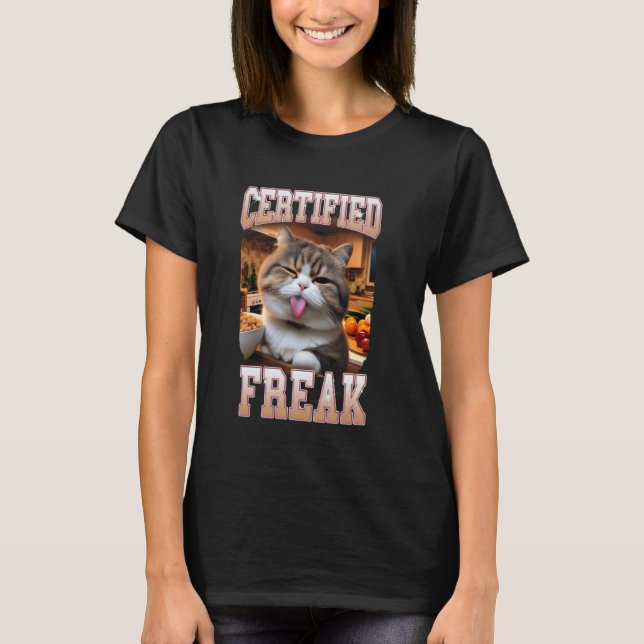 Kassettcertifikat A. Cat Lover Cat Mamma T Shirt (Framsida)