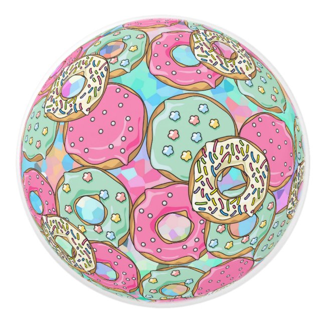 Kassettdragare för Donut-ringfack Kabinett Dra ut  Knopp (Framsidan)