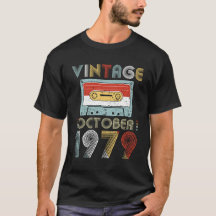Kassetten för den vintageOktober 1979 födelsedagen