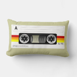 Kassetten tejpar etikettamerikanen Mojo kudder Lumbarkudde