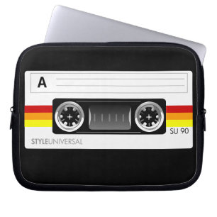 Kassetten tejpar etikettlaptop sleeve