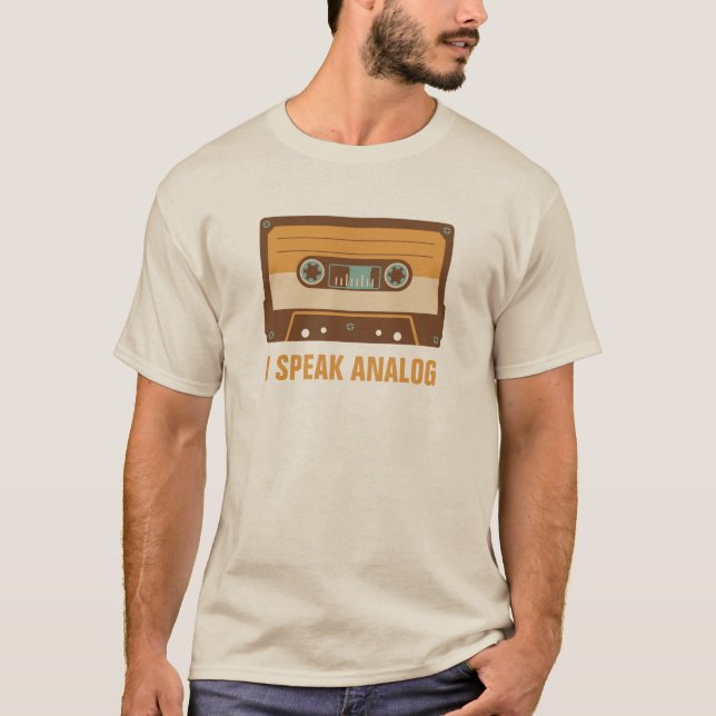 Kassetten tejpar parallell designpersonlig tee shirt (Framsida)