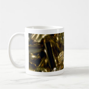 Kassetter, blandade .44 och .357 magnums i kaffemugg