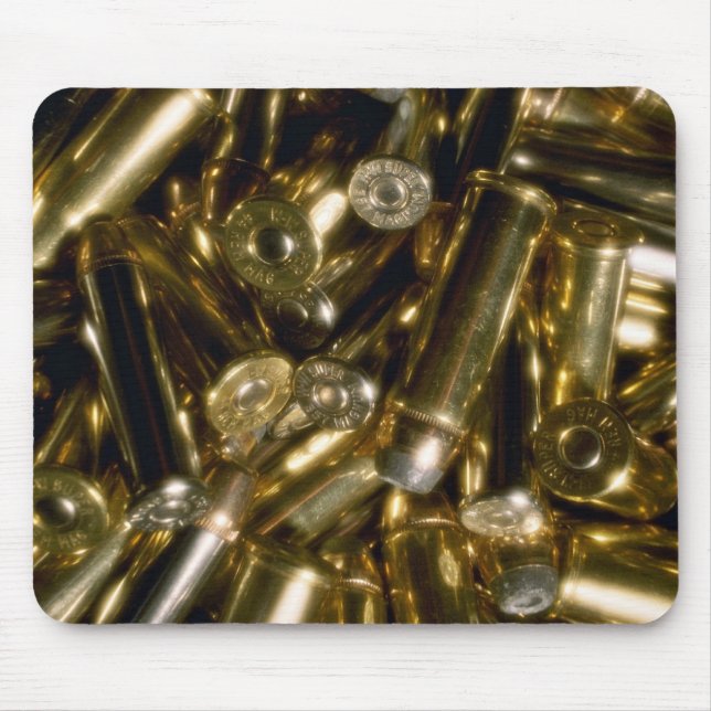 Kassetter, blandade .44 och .357 magnums i musmatta (Framsidan)