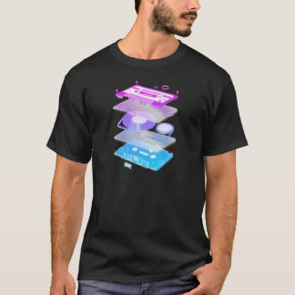 Kassettexplosion - diskjockeymusik för DJ DJing Tee Shirt