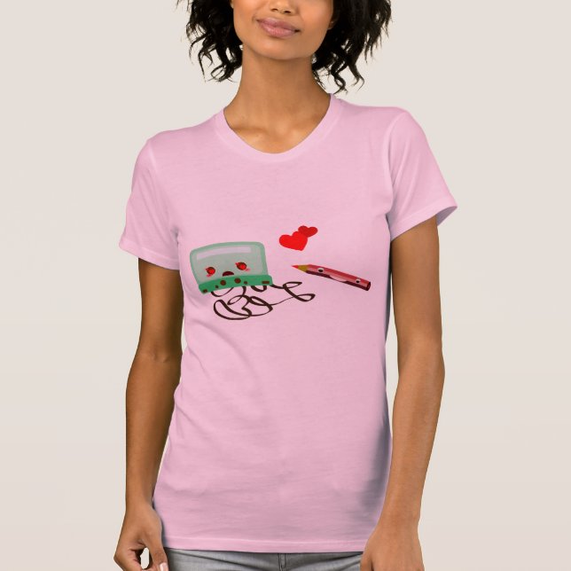 kassettkärlek tee shirt (Framsida)
