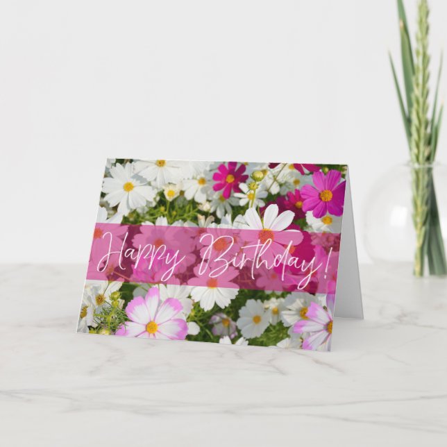 Kassettkort för sommarblommor kort (Framsida)