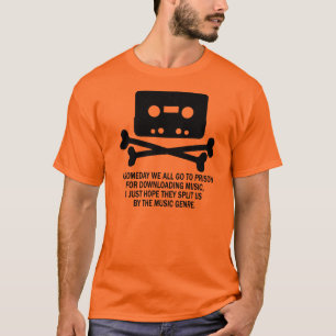KASSETTPIRATSKALLE T SHIRT
