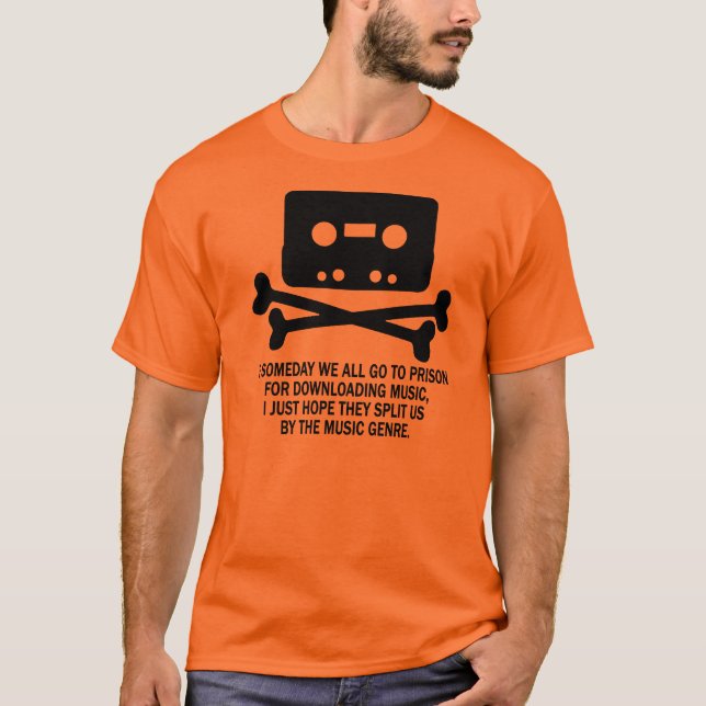 KASSETTPIRATSKALLE T SHIRT (Framsida)