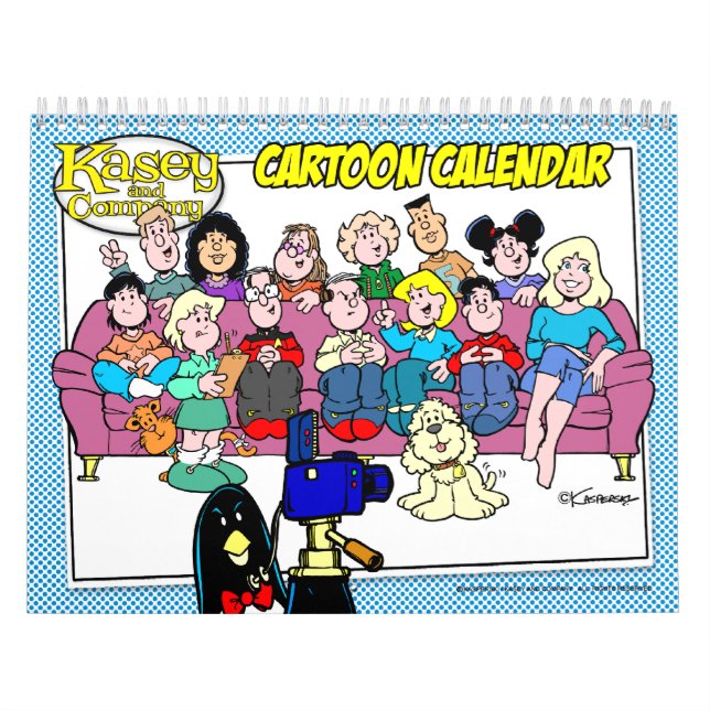 Kassey och Tecknad Kalender (Omslag)