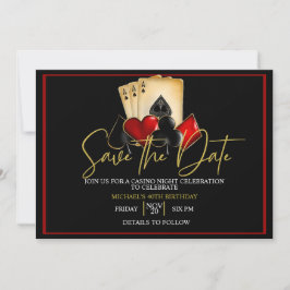 KASSINOKVÄLL, POKER NATT, GAMBLE, CARDS DICE INBJUDNINGAR